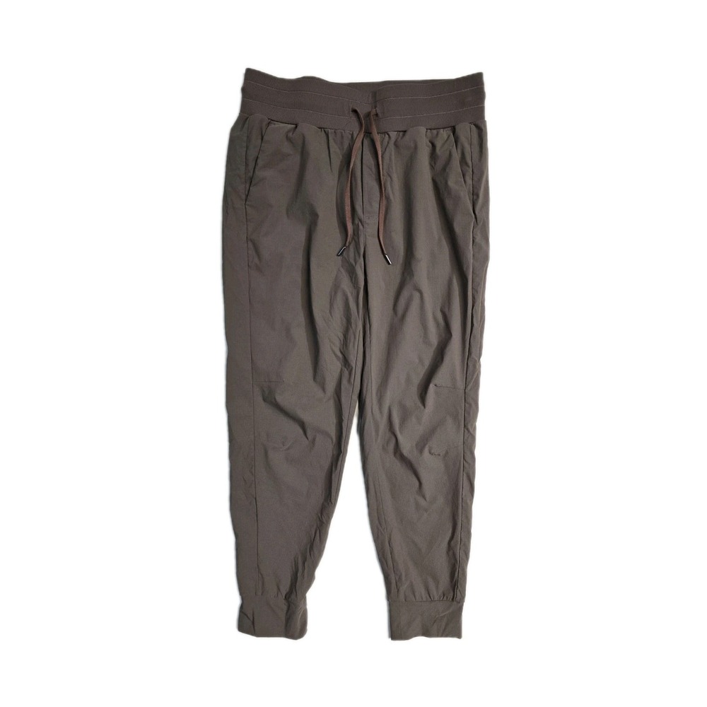 Crazy Yoga Women's Joggers Nylon Brown L Drawstrings